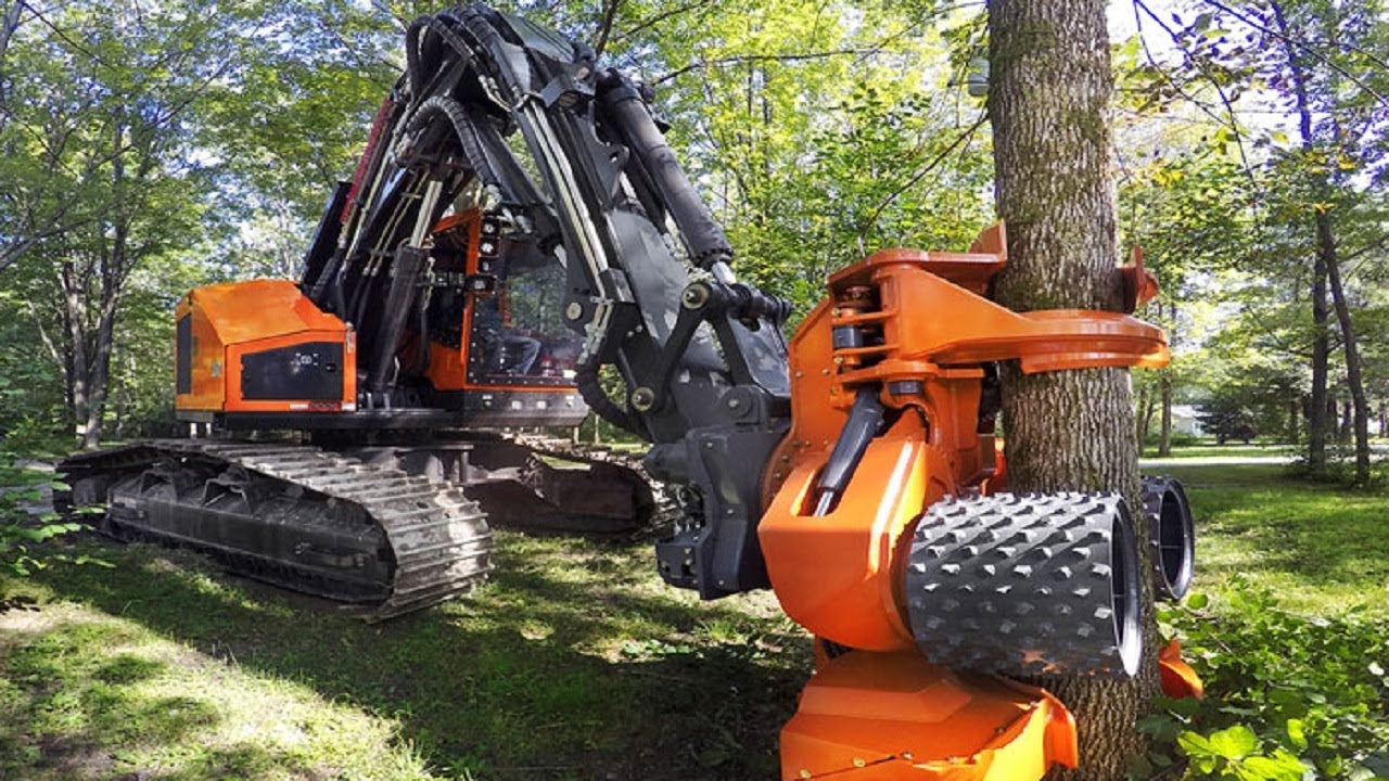 Modern Long Reach Excavator